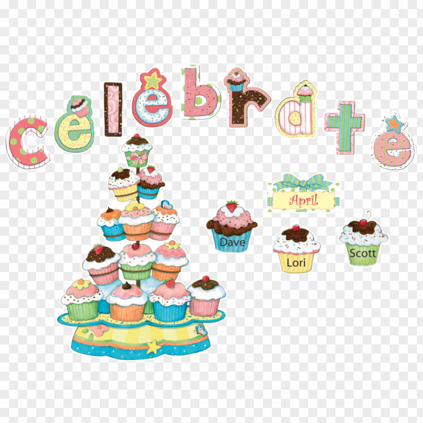 Birthday Cupcakes Happy Classroom PNG