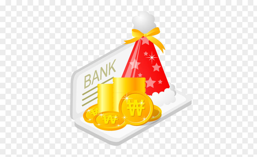 Christmas Bank Money Food Fruit Yellow PNG