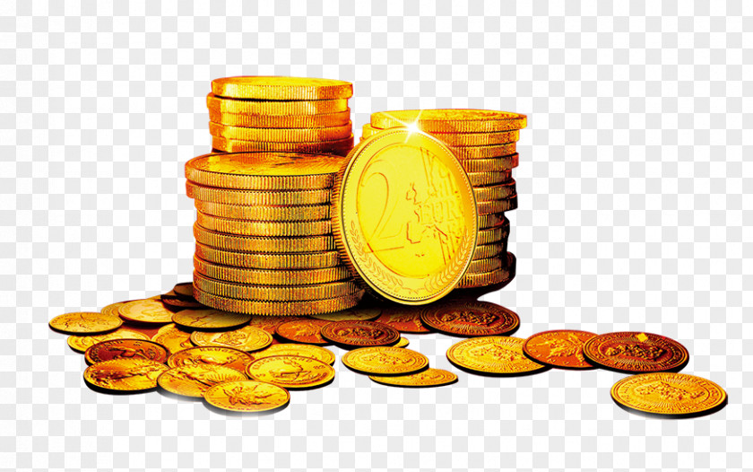 Gold Light Coin PNG