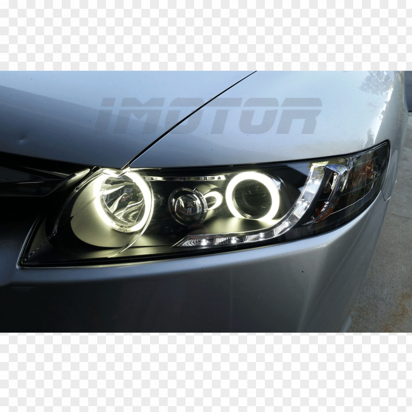 Honda Headlamp 2008 Civic Car Bumper PNG