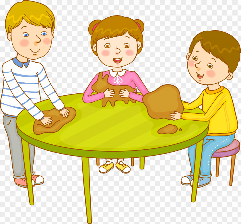 Play The Children Of Mud Child Cartoon Clip Art PNG