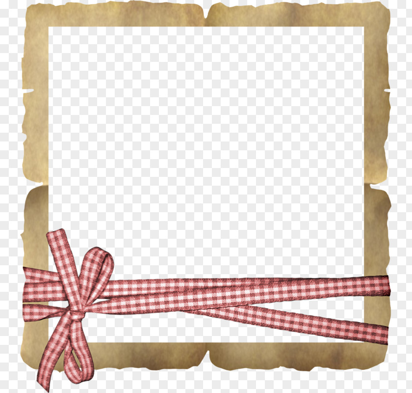 Pretty Red Bow Frame Paper Icon PNG