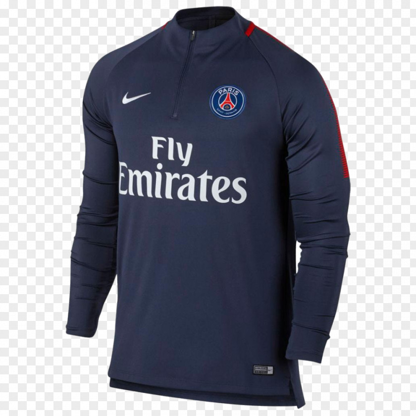 T-shirt Paris Saint-Germain F.C. Long-sleeved Jersey PNG