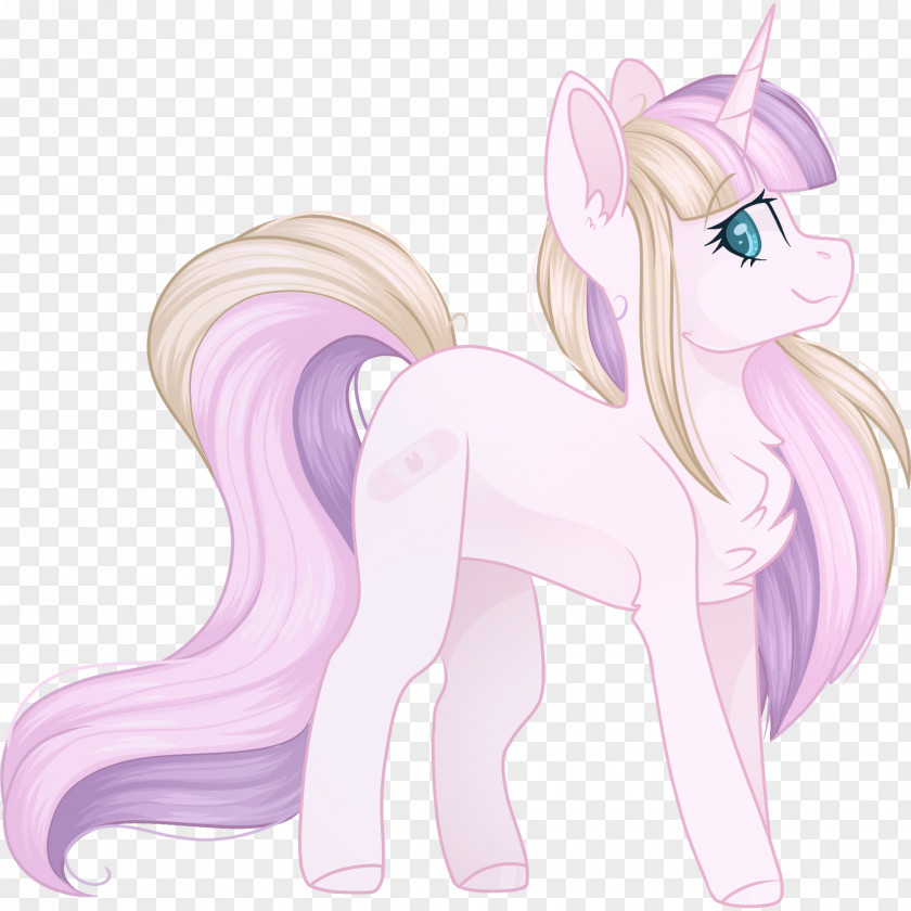 Unicorn Cartoon Illustration Ear Pink M PNG