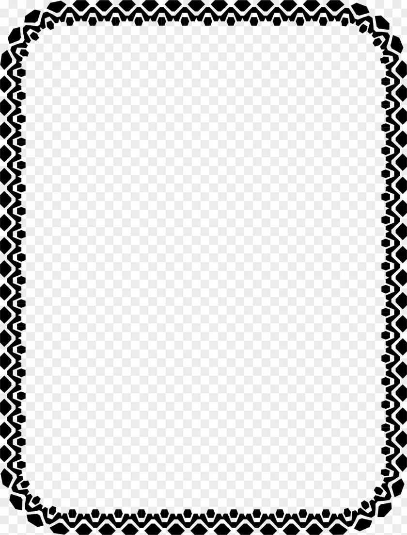 Gray Frame Microsoft Word Document Template Clip Art PNG