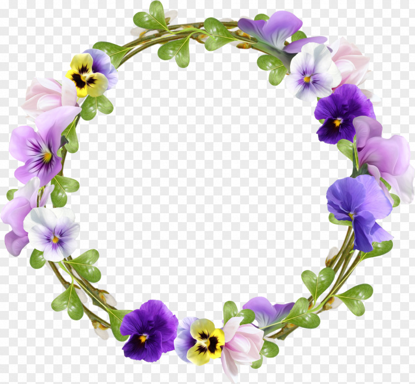 Hantel Wreath Flower Clip Art PNG