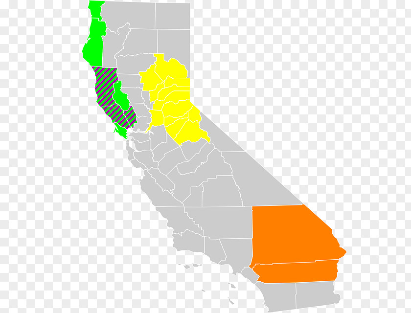 Map Nevada County, California Clip Art PNG