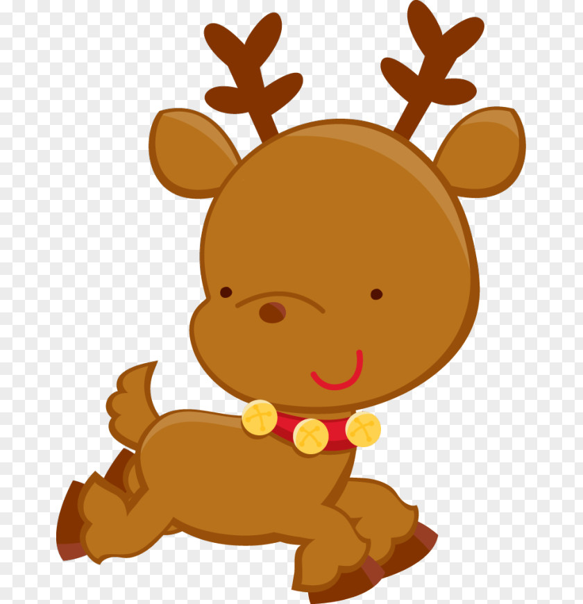 Reindeer Santa Claus Christmas Clip Art PNG