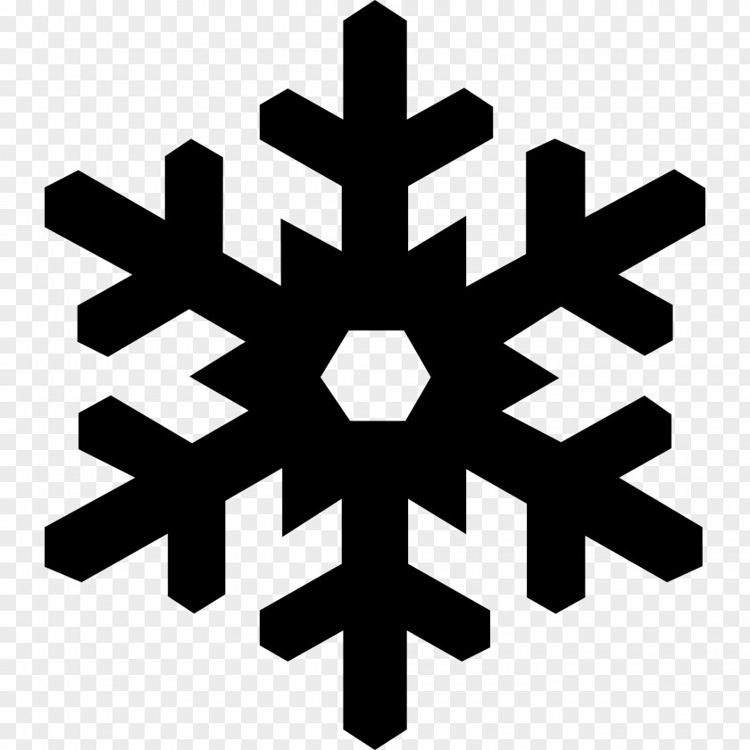 Snowflake Silhouette Clip Art PNG