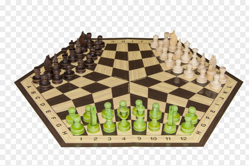 Chess Piece Three-player Set Chessboard PNG