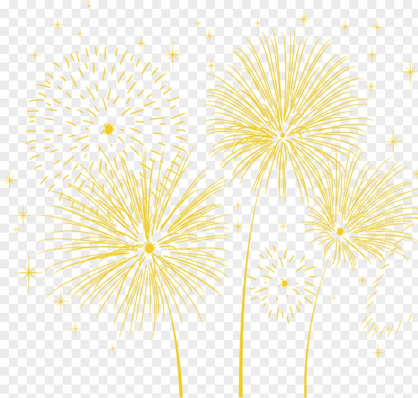 Fireworks Yellow Lines Poster Adobe PNG