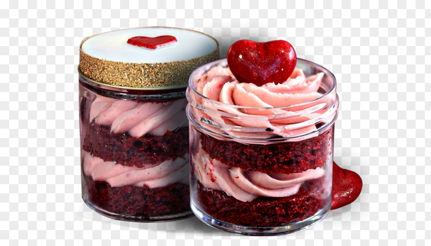 Jar Cake Red Velvet Cupcake Layer Frosting & Icing Apple PNG