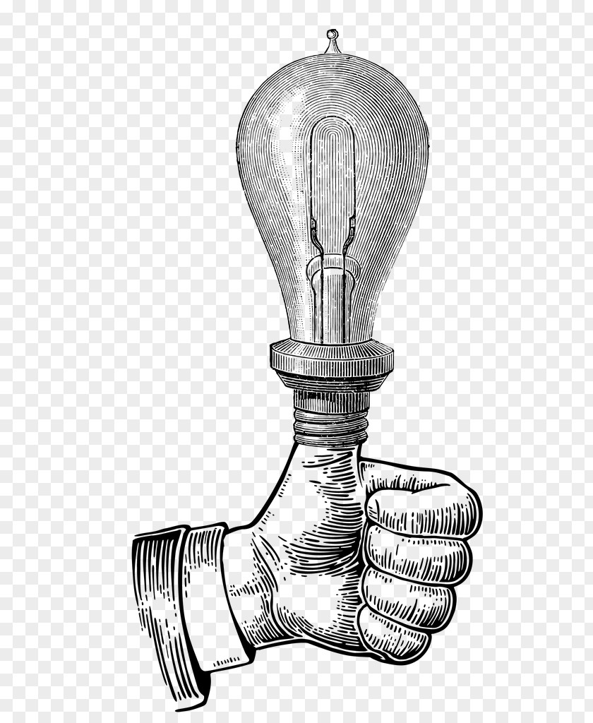 Metal Incandescent Light Bulb Cartoon PNG