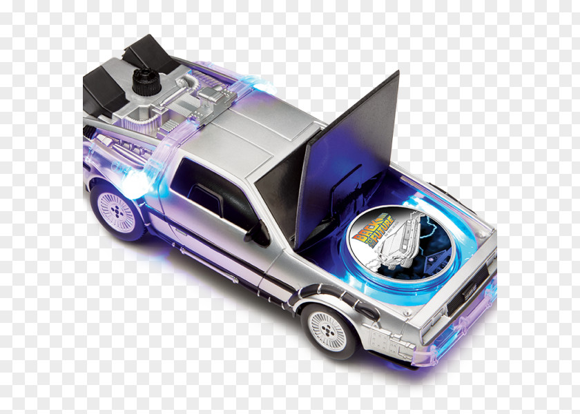 Back To The Future Car Perth Mint Marty McFly DeLorean Time Machine Coin PNG