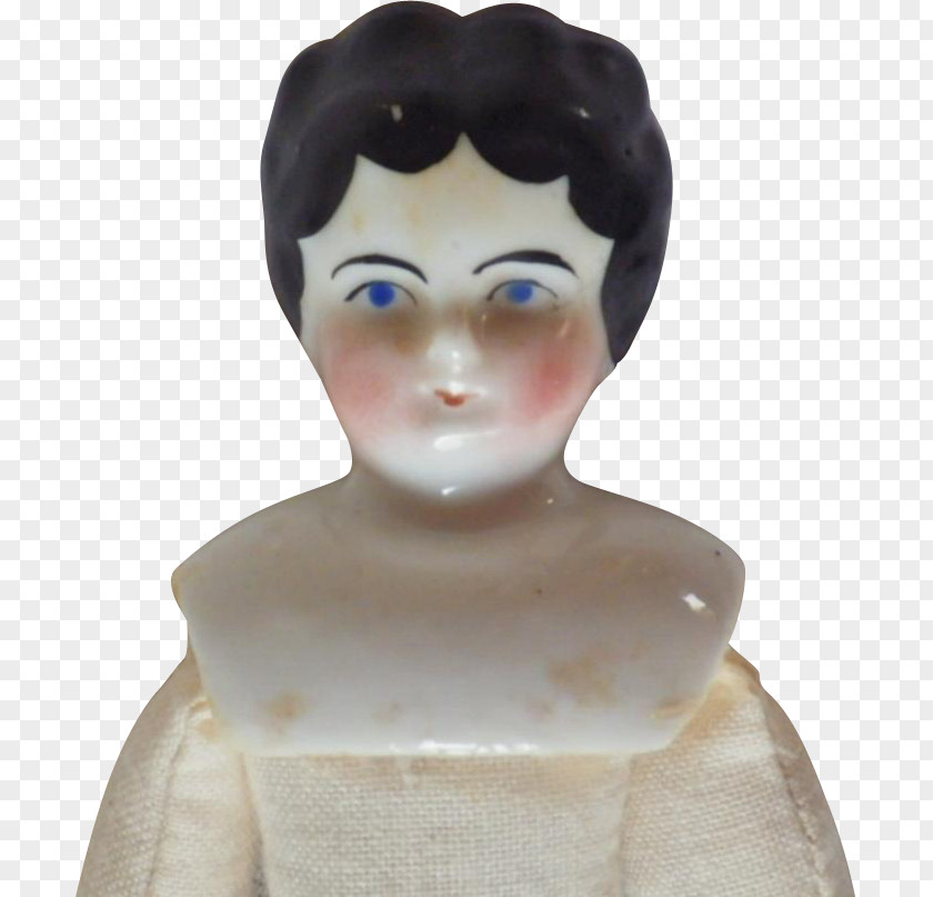 Porcelain Doll Sculpture Forehead Figurine PNG