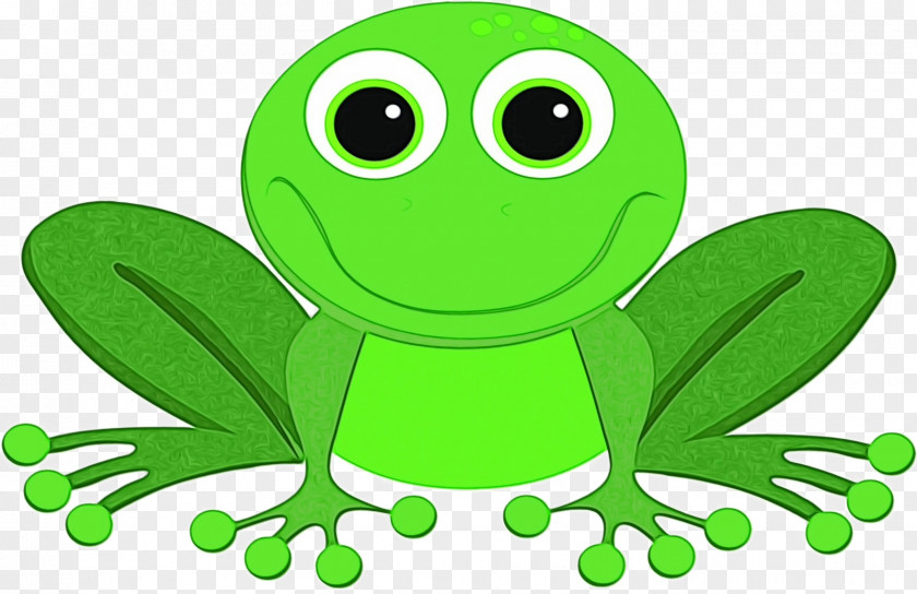 Tree Frog Leaf Green True Cartoon Clip Art PNG