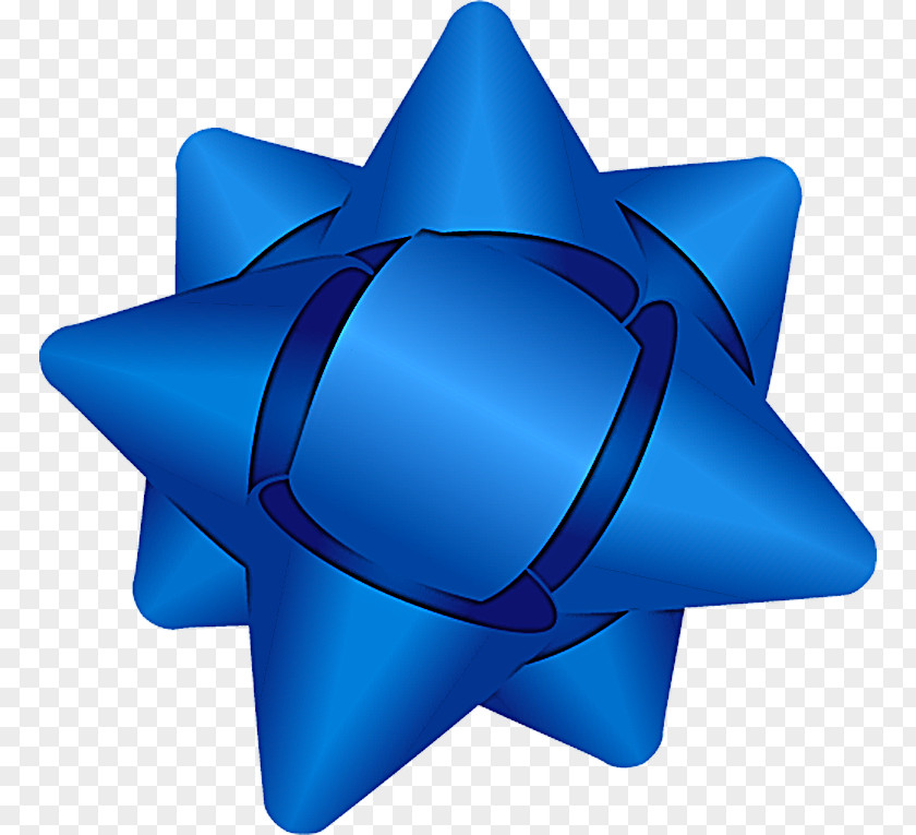 Blue Cobalt Electric Star PNG