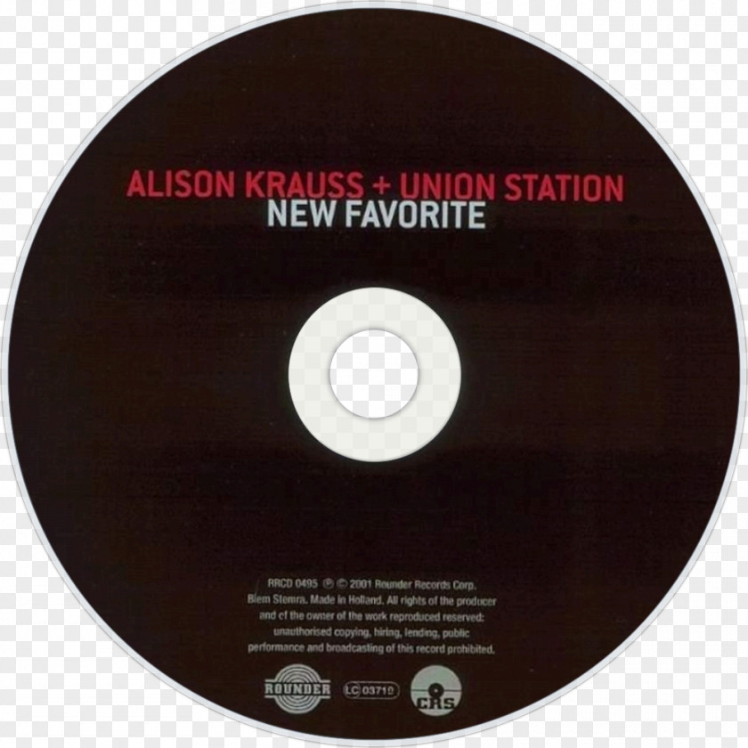 Compact Disc New Favorite Alison Krauss & Union Station Disk Storage Computer PNG