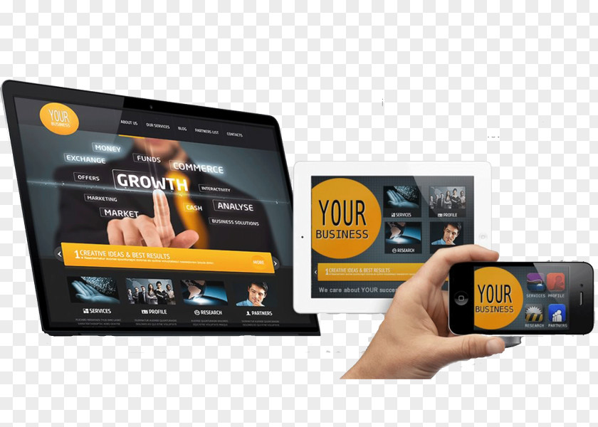 Creative Business Cards Responsive Web Design Development PNG