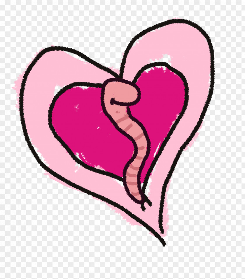 Gadfly Clip Art Heart Cartoon Organism Valentine's Day PNG