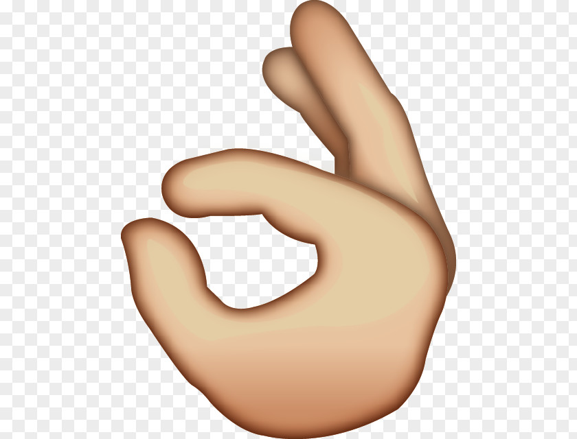 Hand Emoji Image OK Sign PNG