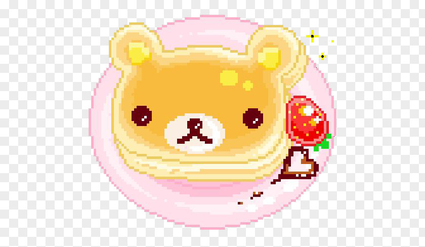 Pixel Art Rilakkuma PNG