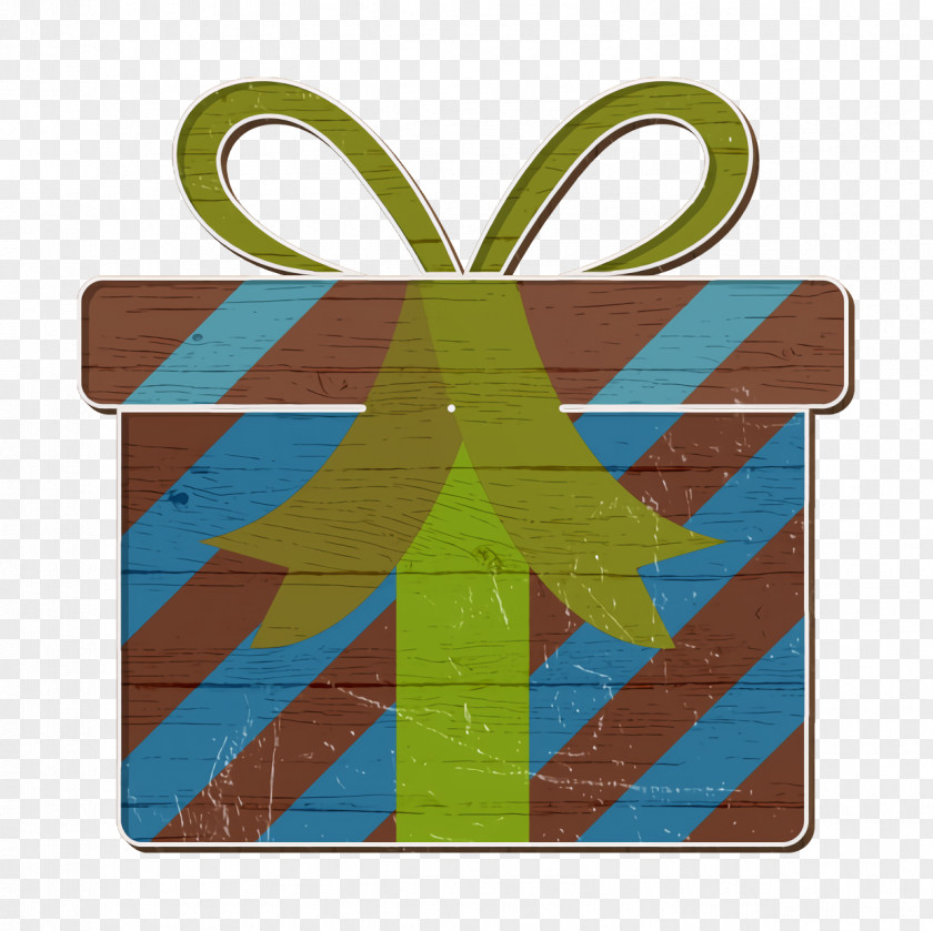 Brown Teal Christmas Icon PNG