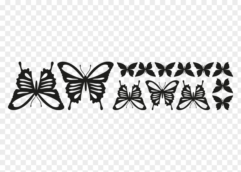 Butterfly Brush-footed Butterflies Insect White Font PNG