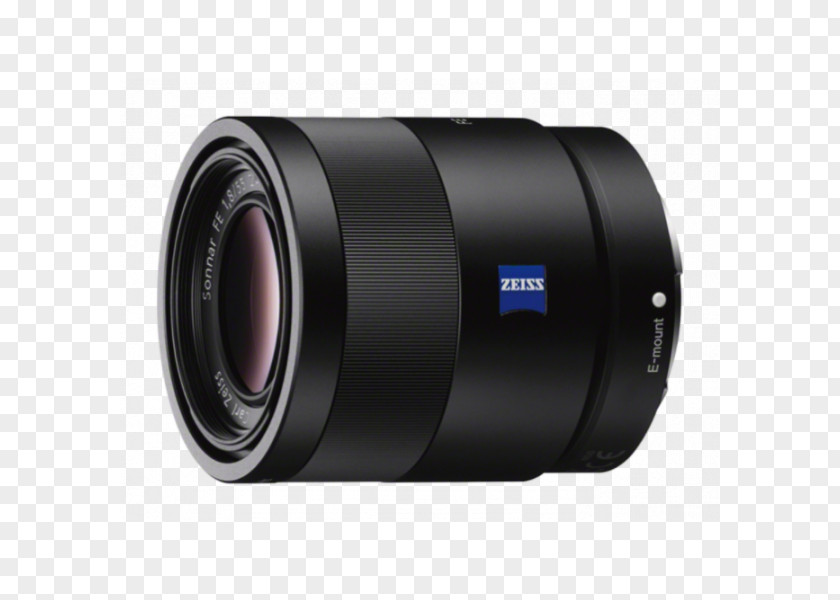 Camera Lens Sony E-mount 55mm F/1.8 Carl Zeiss Sonnar T* FE F1.8 ZA PNG