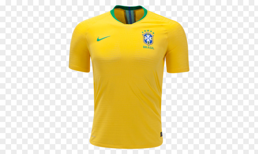 Football 2018 World Cup Brazil National Team Jersey T-shirt PNG