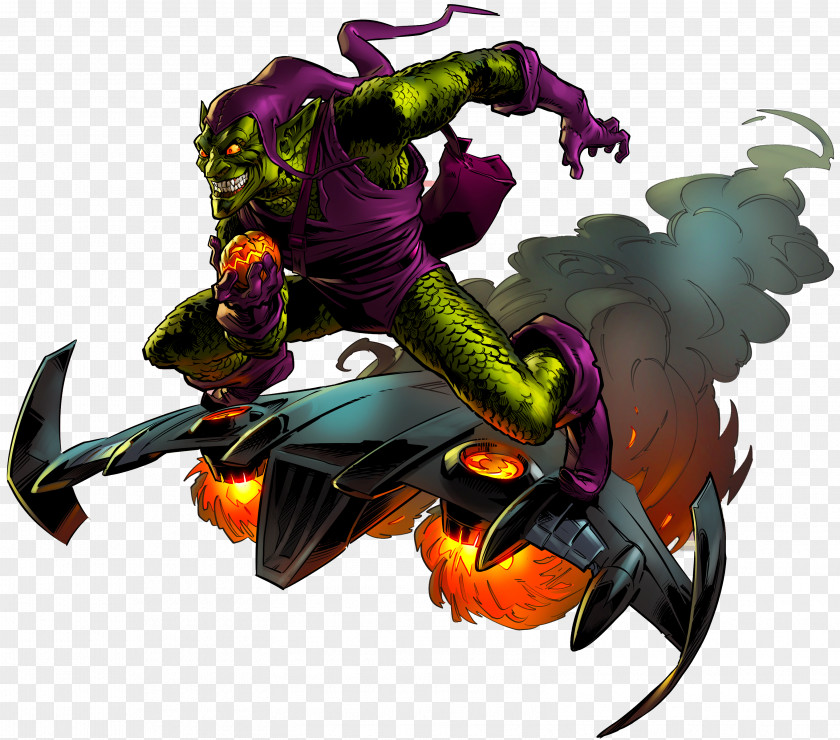 Lizard Green Goblin Spider-Man Norman Osborn Marvel Comics PNG