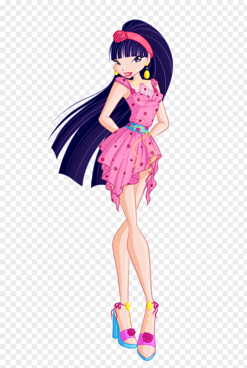 Season 1Winx Club 6 Tecna Bloom Musa Roxy Winx PNG