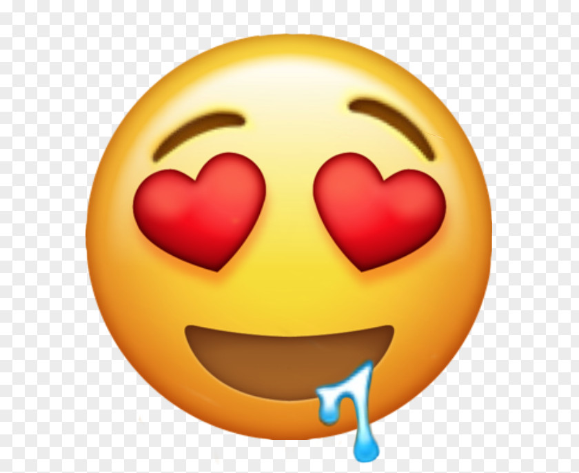 Emoji Emoticon Falling In Love Smiley PNG