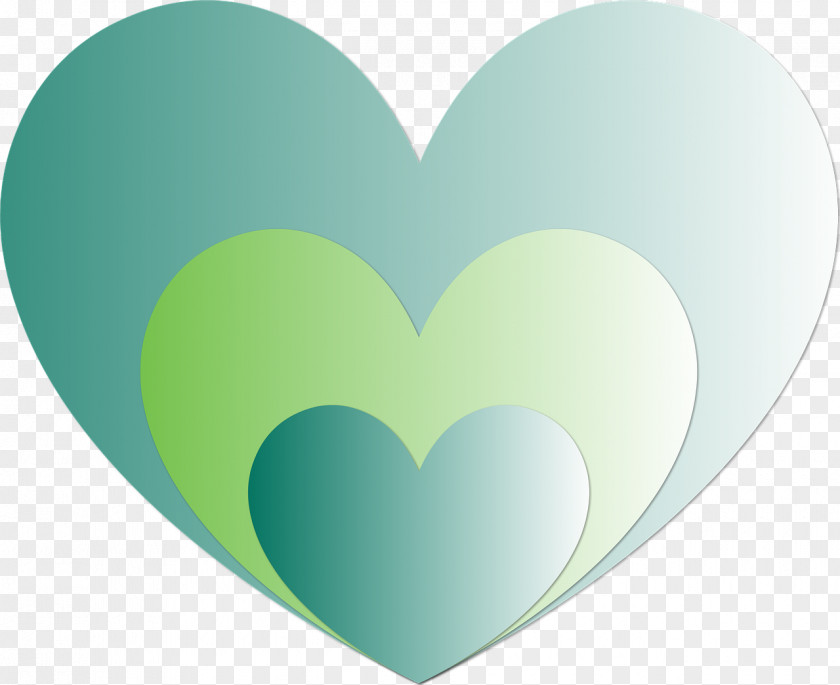 Green Heart Microsoft Azure PNG