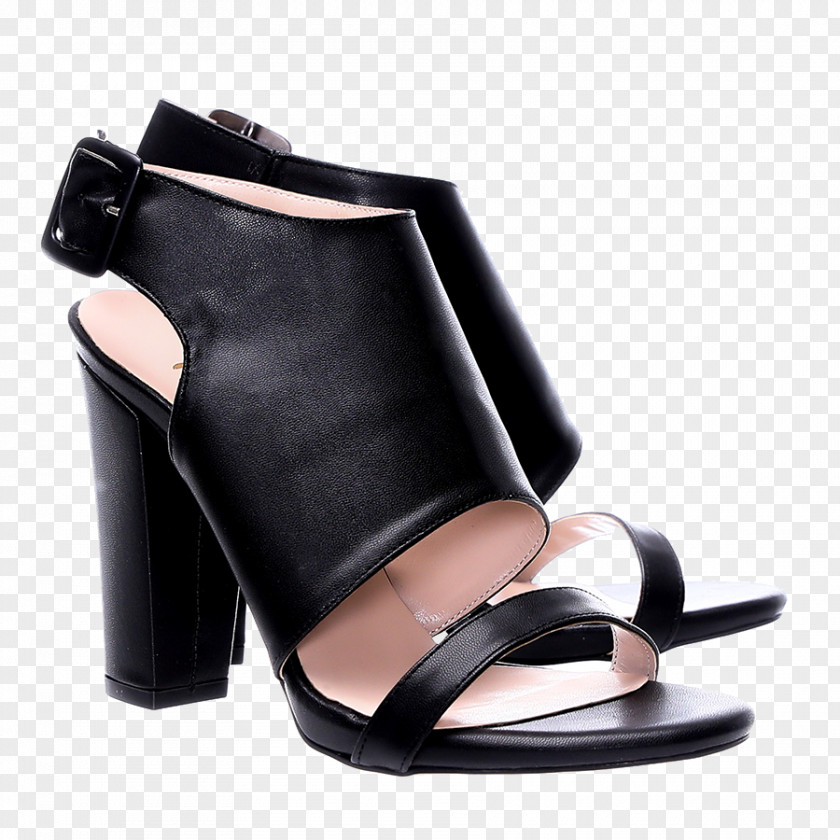 Sandal High-heeled Shoe Leather PNG