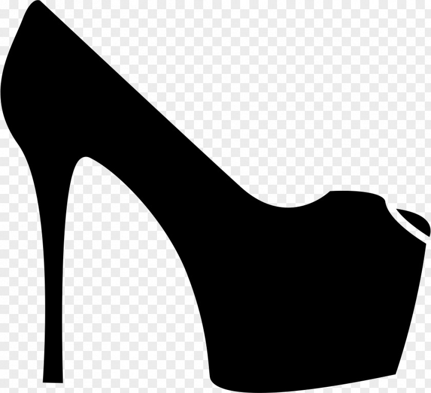 Silhouette High-heeled Shoe Stiletto Heel PNG