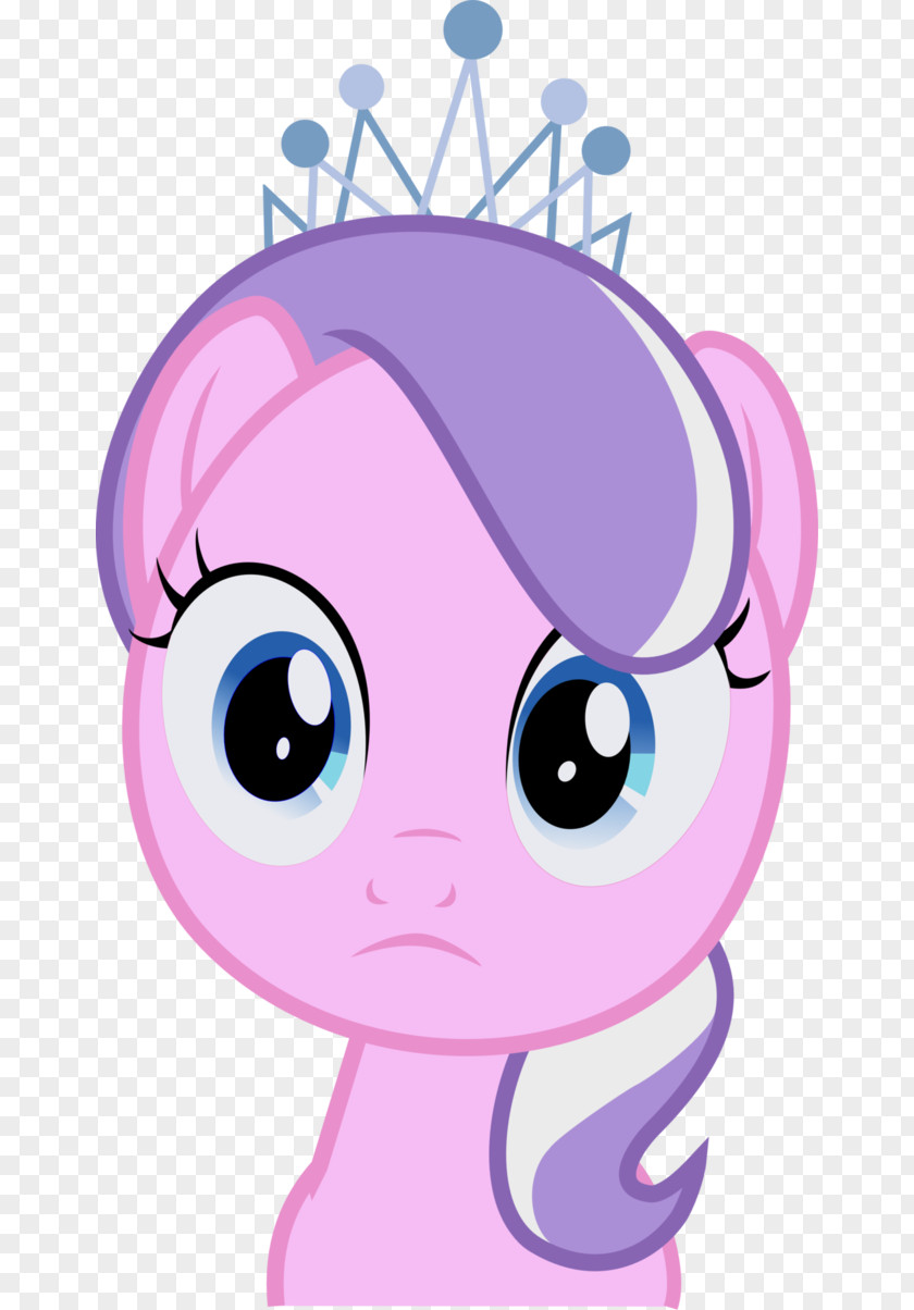 Tiara Diamond Art Purple Pony PNG