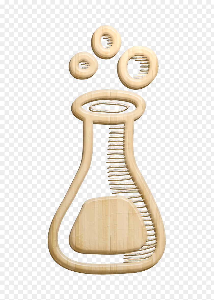 Beige Wood Academic Icon Academy Chemistry PNG