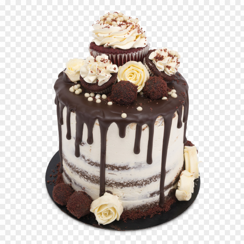 Chocolate Cake Red Velvet Cupcake Torte Ganache PNG