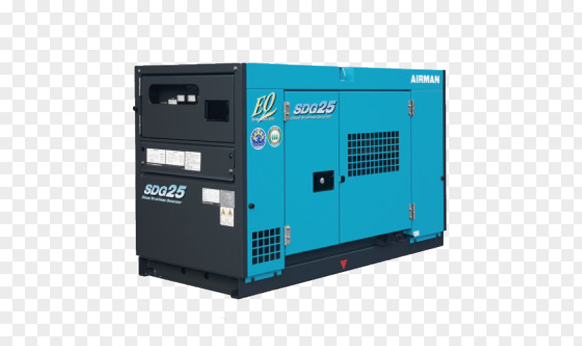 Compressor Engine-generator Electric Generator Airman Machine PNG