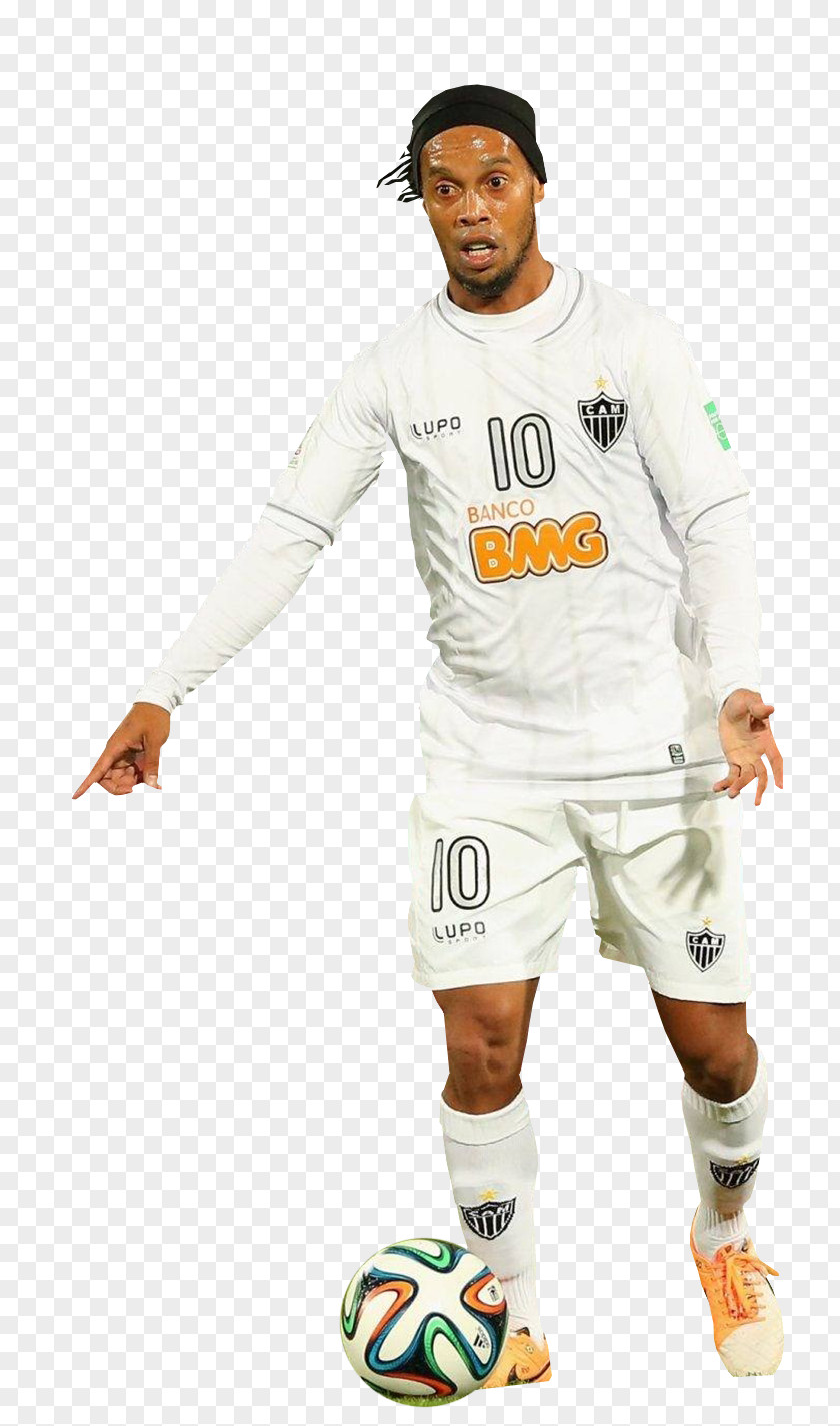 Football Ronaldinho Player Jersey Adidas Brazuca PNG