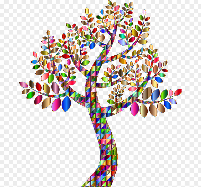Love Tree Color Clip Art PNG