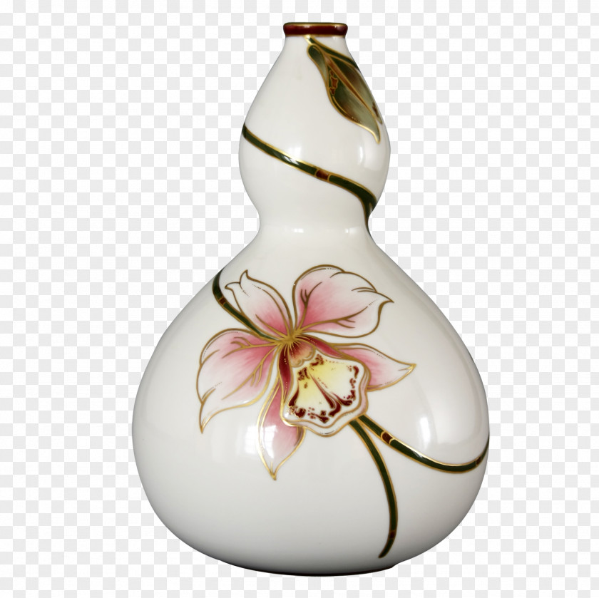 Porcelain Vase Christmas Ornament Flower PNG