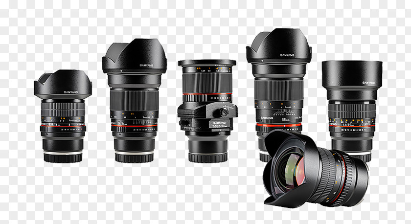 Sony A7 Camera Lens Canon EF Mount Samyang T-S 24mm F/3.5 ED AS UMC E-mount Optics PNG