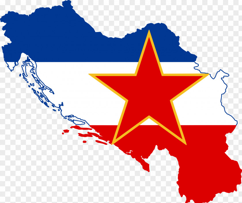 Soviet Union Socialist Federal Republic Of Yugoslavia Flag Breakup PNG