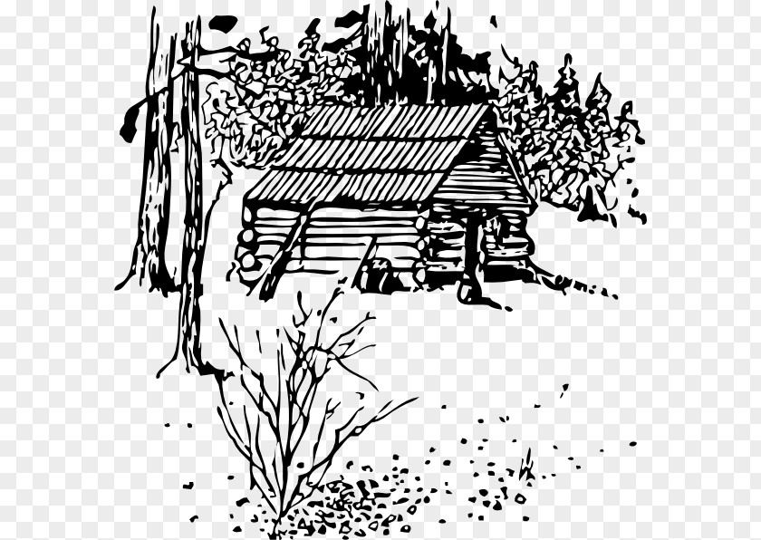 Mountain Cabin Cliparts Log Clip Art PNG