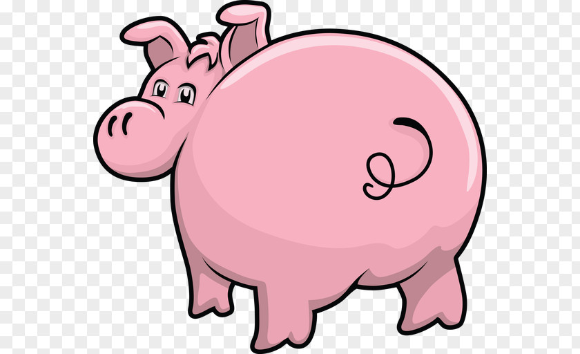 Pig Sticker Clip Art PNG