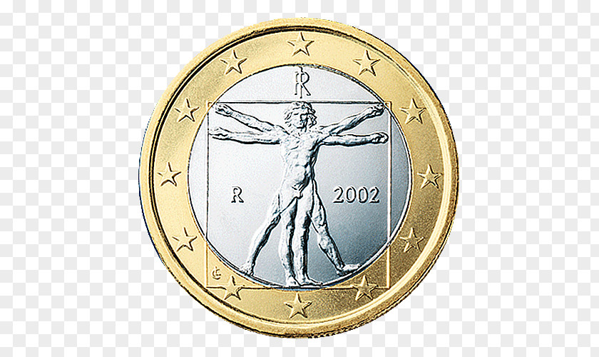 Euro Italian Coins 1 Coin 2 Cent PNG