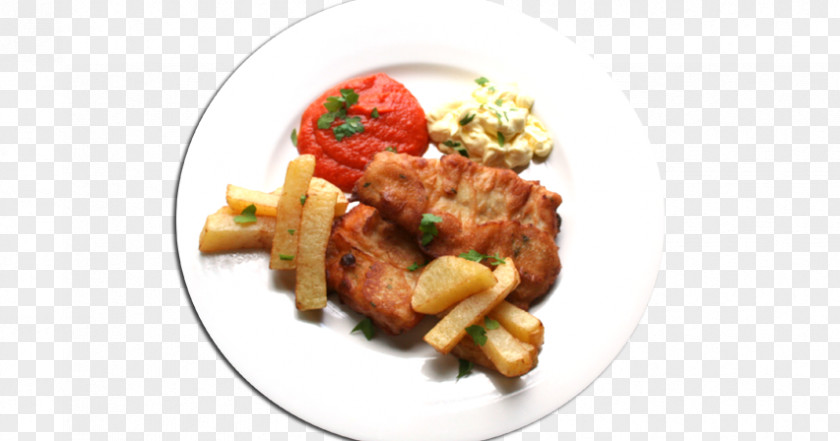 Fish And Chip Vegetarian Cuisine Full Breakfast Recipe Side Dish PNG