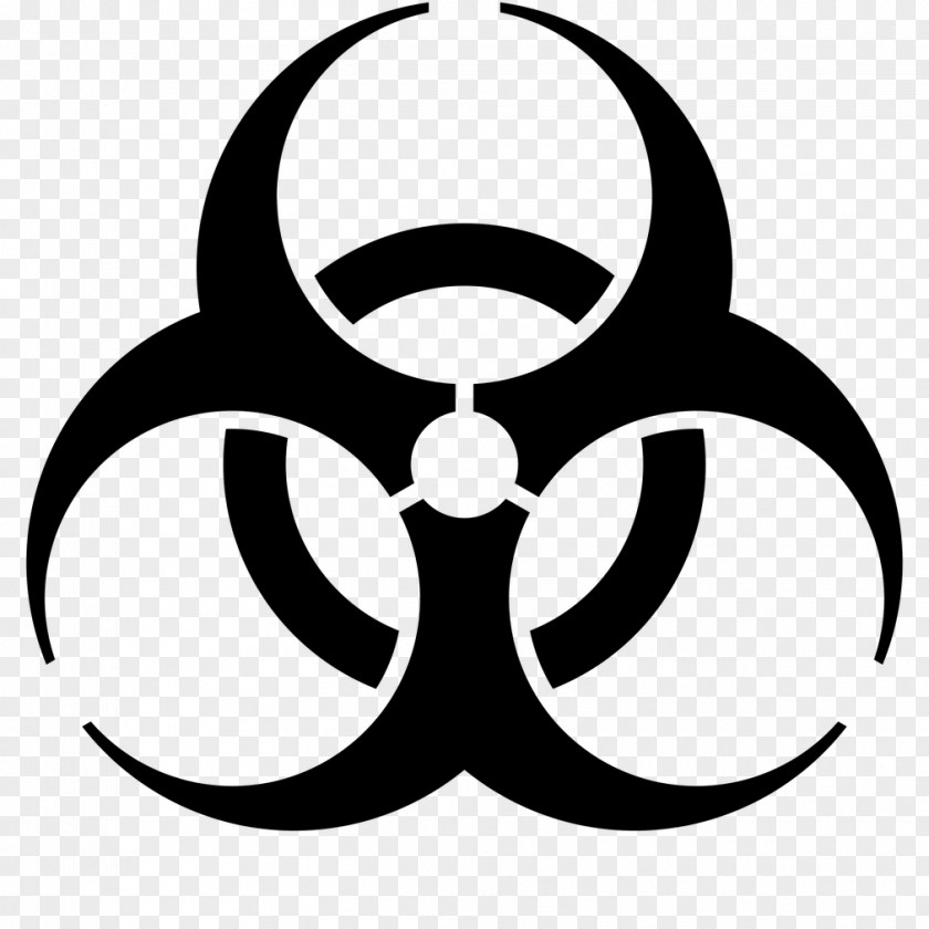 Hazardous Substance Biological Hazard Symbol Clip Art PNG